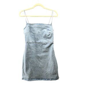 Zara Light Blue Denim Mini Dress